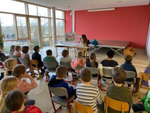 Mehr über den Artikel erfahren Max, der Donaubiber zu Besuch – Autorenlesung an der Grundschule Bergheim